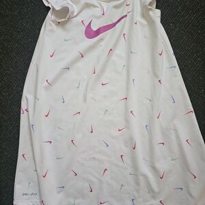 Nike Kids White and Pink Pajamas